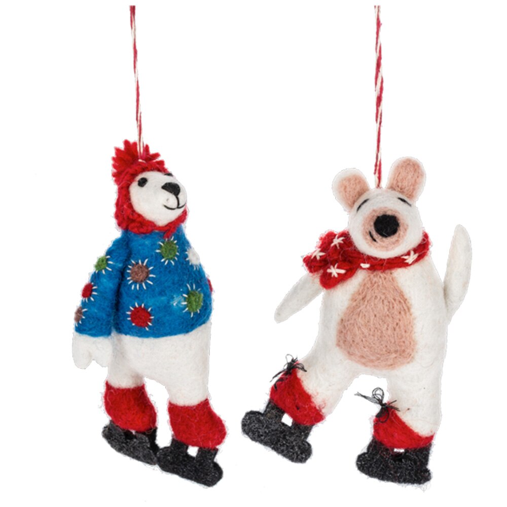 Midwest, Collectibles, Gifts, 2024, Polar Bear Skater, Ornaments, 824565